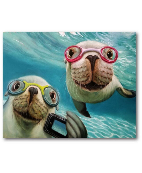 Underwater Selsea Gallery-Wrapped Canvas Wall Art - 16" x 20"