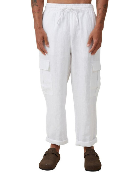 Men's Cargo Linen Pant