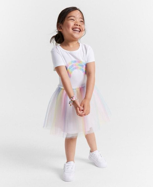 Toddler Girls Rainbow Tulle Dress, Created for Macy's