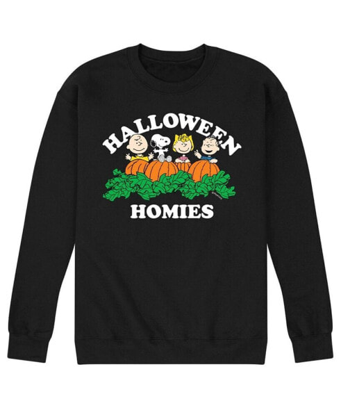 Men's Peanuts Halloween Homies Fleece T-shirt