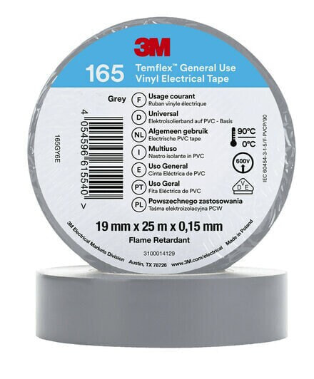 3M 7100184814 - 1 pc(s) - Grey - PVC - 600 V - Blister - 25 m