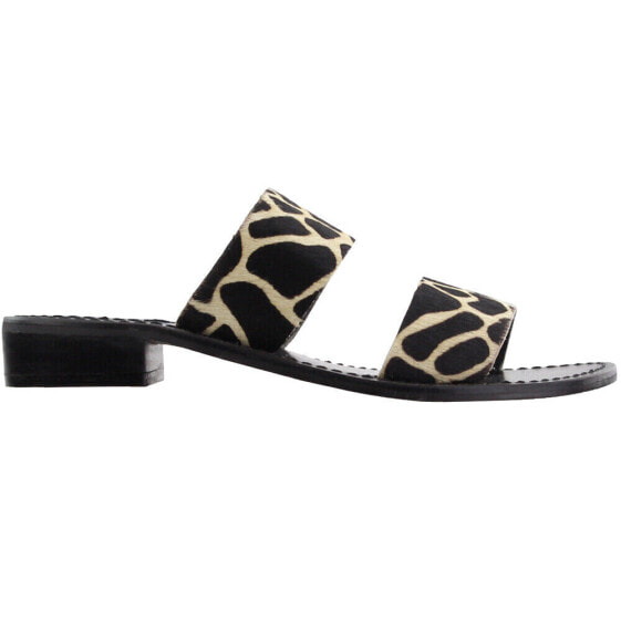 COCONUTS by Matisse Limelight Giraffe Slide Womens Black Casual Sandals LIMELIG