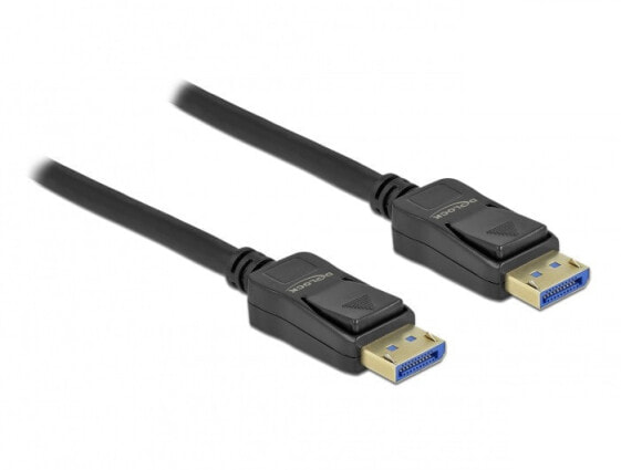 Delock DisplayPort Kabel 10K 60 Hz 54 Gbps Kunststoffgehäuse 2 m - Cable - Digital/Display/Video