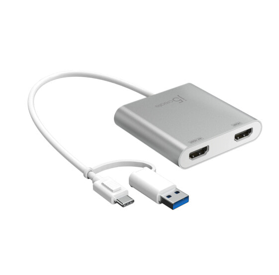 j5create USB-C TO Dual HDMI - Adapter - Digital