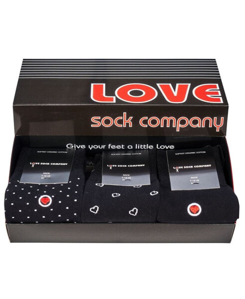 Men's Luxury Dress Socks in Gift Box, Pack of 3