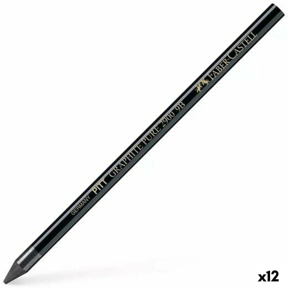 Карандаш цветной Faber-Castell 9B (12 штук)