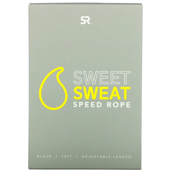 Sweet Sweat, Speed Rope, Black, 1 Jump Rope
