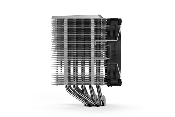 Be Quiet! Shadow Rock 3 CPU Cooler - Single 120mm PWM Fan - For Intel Socket:1700/1200 / 2066 / 1150 / 1151 / 1155 / 2011(-3) Square ILM - For AMD Socket: AM4 / AM3(+) - 190W TDP - 163mm Height - Cooler - 12 cm - 1600 RPM - 11.5 dB - 24.4 dB - Black - Grey