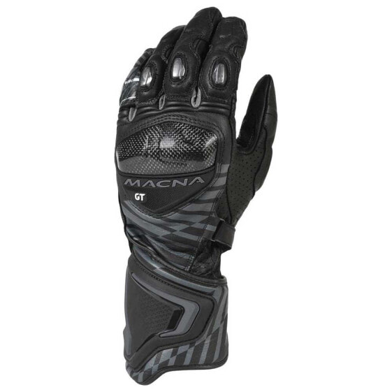 Перчатки Macna GT для мужчин - кожаные, с защитой, перфорированные