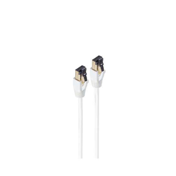 Сетевой кабель белый ShiverPeaks  BS08-41046, 3 m, Cat8.1, F/FTP (FFTP), RJ-45, RJ-45