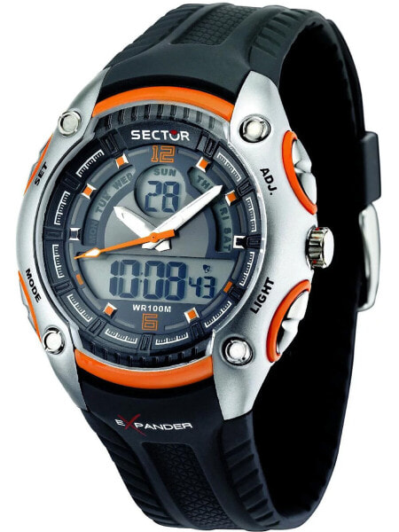 Наручные часы Sector R3253540012 Serie 670 Dual Time 40mm 5ATM.