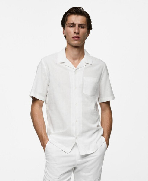 Men's Cotton Seersucker Regular-Fit Shirt