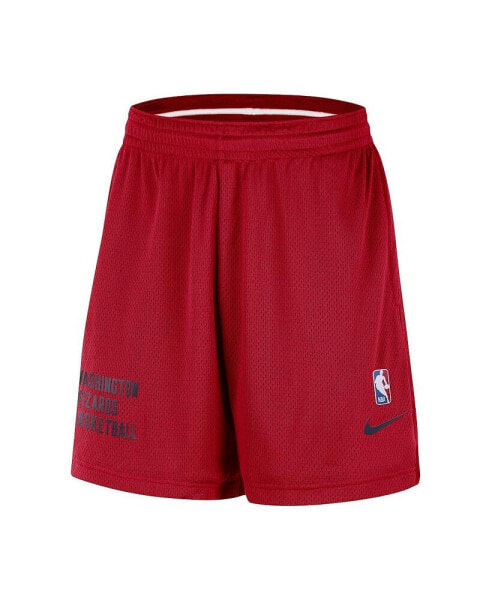 Men's and Women's Red Washington Wizards Warm Up Performance Practice Shorts