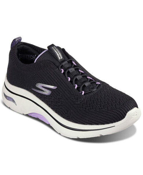 Women's GO WALK Arch Fit- Crystal Waves Walking Sneakers from Finish Line