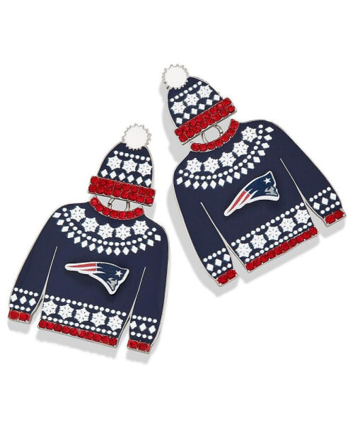 Women's New England Patriots Sweater Earrings