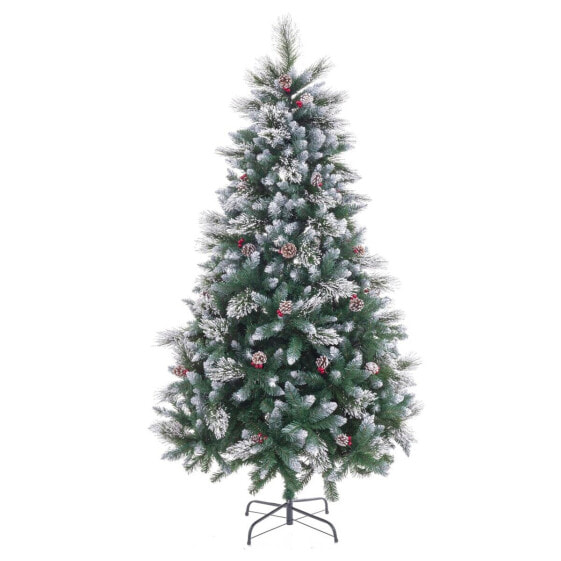 Елка искусственная Shico Christmas Tree Белая Красно-Зеленая Натуральная PVC Металл 240 см