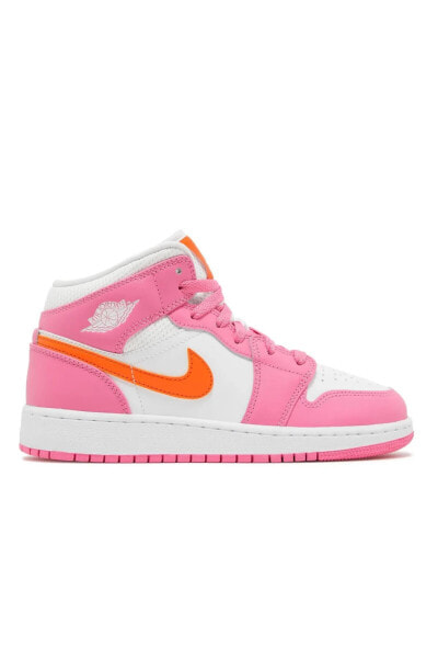 Air Jordan 1 Mid Pinksicle Safety Orange (GS)