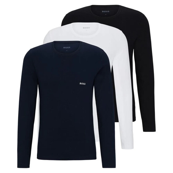 BOSS Classic 10243514 01 Long sleeve base layer 3 units