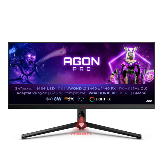 Монитор AOC AG344UXM UltraWide Quad HD 34" 170 Hz