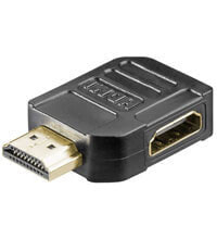 Wentronic HDMI Adapter - gold-plated - Black - HDMI - HDMI - Black