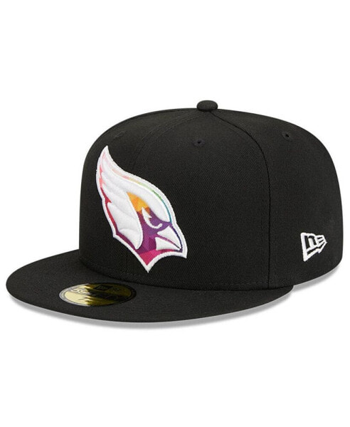 Men's Black Arizona Cardinals 2023 NFL Crucial Catch 59FIFTY Fitted Hat