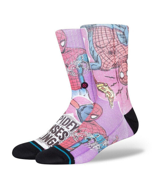 Men's and Women's Spider-Man FreshTek Crew Socks