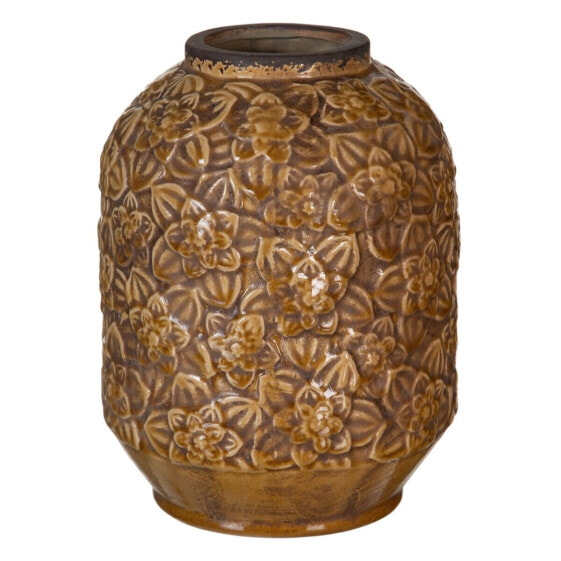 Ваза керамическая коричневая BB Home Vase 20,5 x 20,5 x 26,5 см