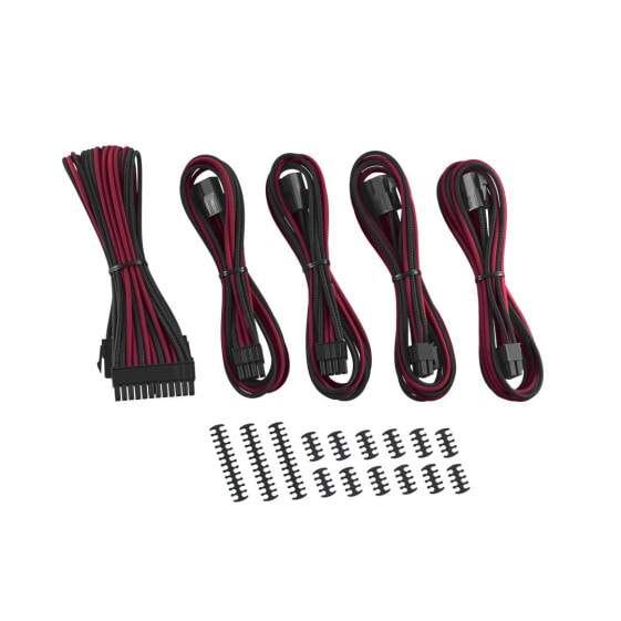 cablemod CM-CAB-CKIT-N88KKR-R - 0.45 m - EPS 8-pin - 2 x PCI-E (8-pin) - Straight - Straight - Black - Red
