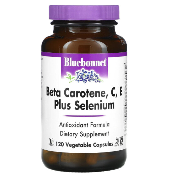 Beta Carotene, C, E & Selenium, 120 Vegetable Capsules