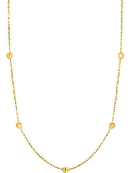 ANIA HAIE NAU001-07YG Gold Beaded Ladies Necklace Gold 14K, adjustable