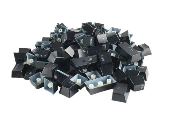 Glorious PC Gaming Race Mechanical Keyboard Keycaps - Keyboard cap - Acrylonitrile butadiene styrene (ABS) - Black