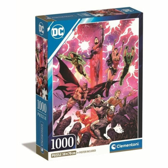 Пазл качественный Clementoni DC Comics 1000 Предметы