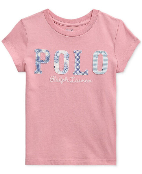 Toddler & Little Girls Cotton Logo T-Shirt