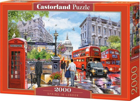 Пазл развивающий Castorland Spring in London 2000 элементов