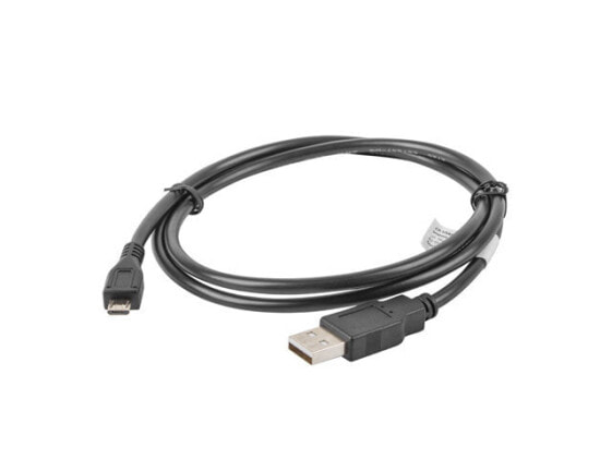 Lanberg CA-USBM-10CC-0010-BK - 1 m - Micro-USB B - USB A - USB 2.0 - 480 Mbit/s - Black