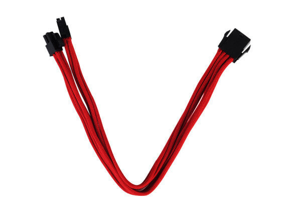 SilverStone 8pin - EPS12V 8pin(4+4) - 0.3m - 0.3 m - 8-pin(4+4) EPS12V - Male - Male - Red
