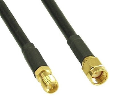 InLine WIFI Cable R-SMA Plug / R-SMA coupling 10m