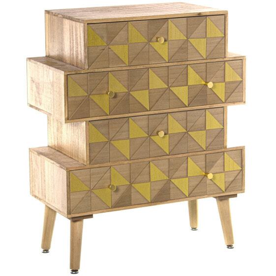 Chest of drawers Alexandra House Living Wood Occasional 60 x 28 x 80 cm