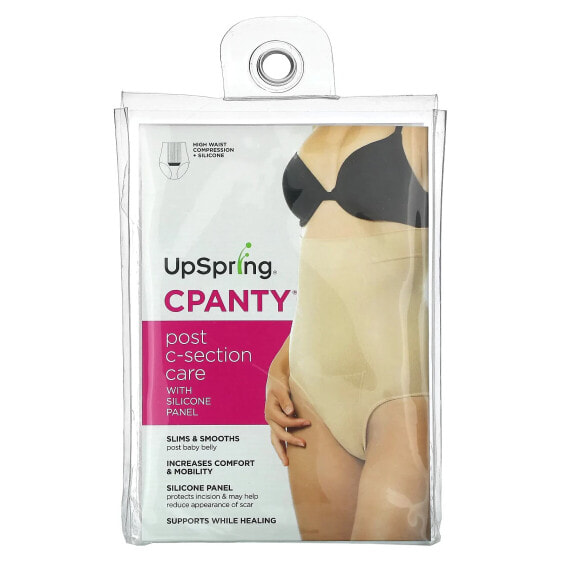 C Panty, Post C-Section Care with Silicone Panel, Large/X-Large, Nude, 1 Count