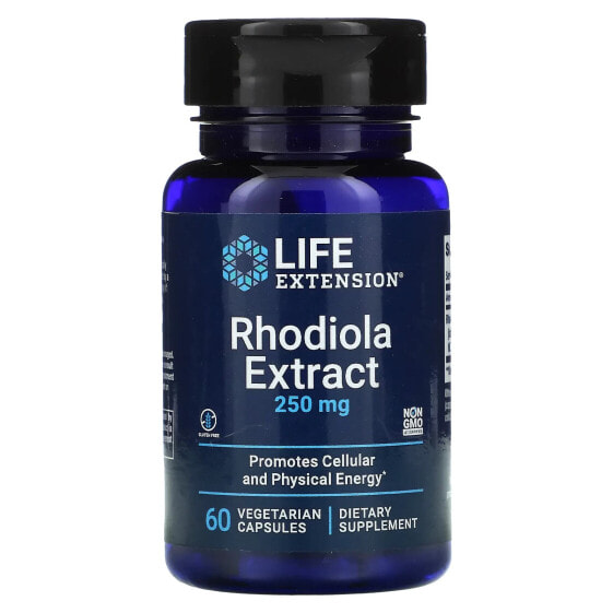 Rhodiola Extract, 250 mg, 60 Vegetarian Capsules