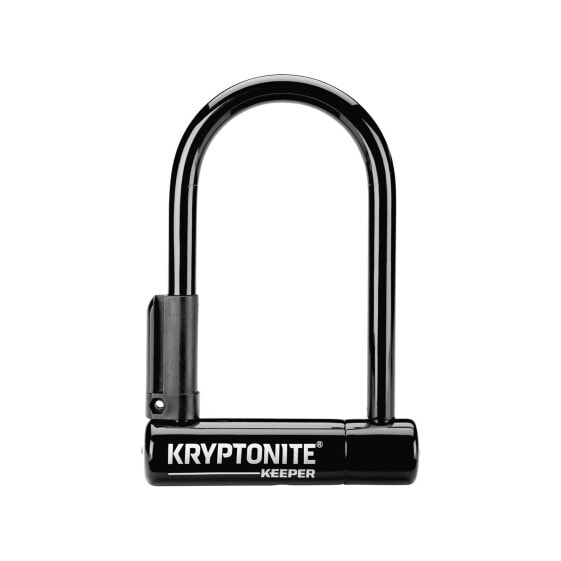 Kryptonite Keeper U-Lock - 3.25 x 6", Keyed, Black, Includes bracket