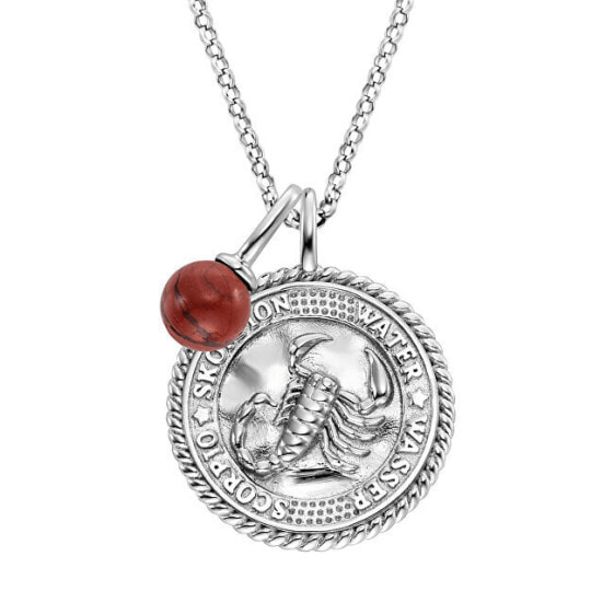 Silver necklace Scorpio ERN-SCORP-RJZI (chain, pendant)