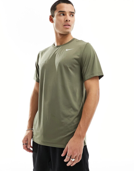 Nike Training Dri-FIT Legend t-shirt in olive green