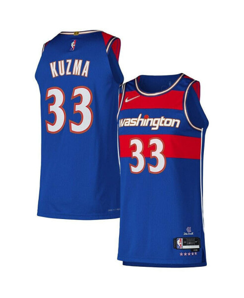 Men's Kyle Kuzma Royal Washington Wizards Authentic Player Jersey - City Edition