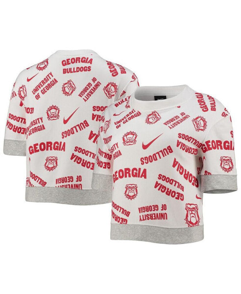 Топ Nike Georgia Bulldogs Print Cropped