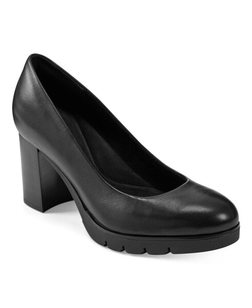 Women's Eflex Mckay Block Heel Slip-On Dress Pumps