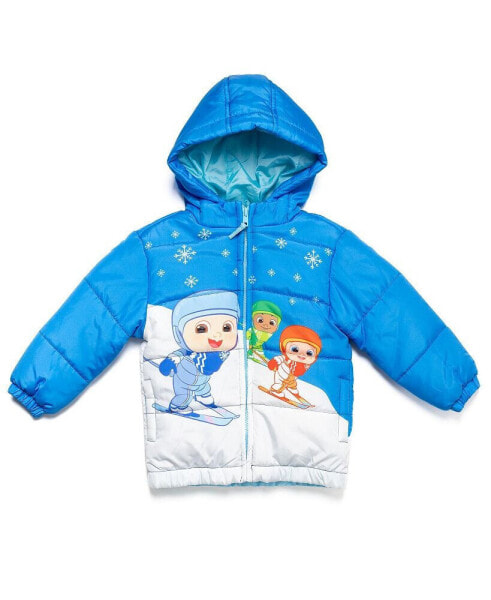 Куртка для малышей CoComelon зимняя пуховая Cody Nico Baby Zip Up Fashion