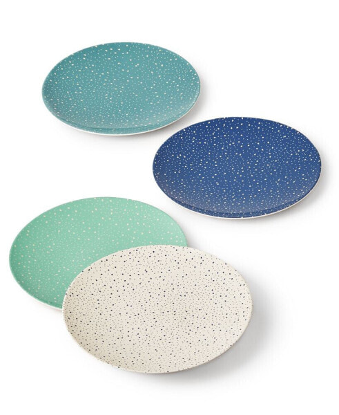 Set of 4 Melamine Dinner Plates, Created for Macy's