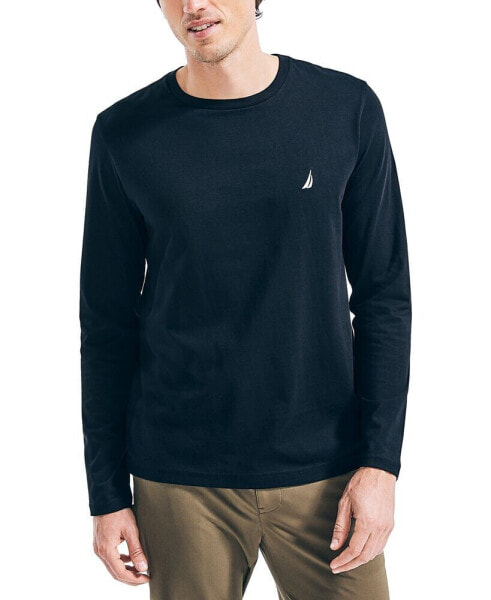 Men's J-Class Logo Classic-Fit Crew Long-Sleeve T-Shirt