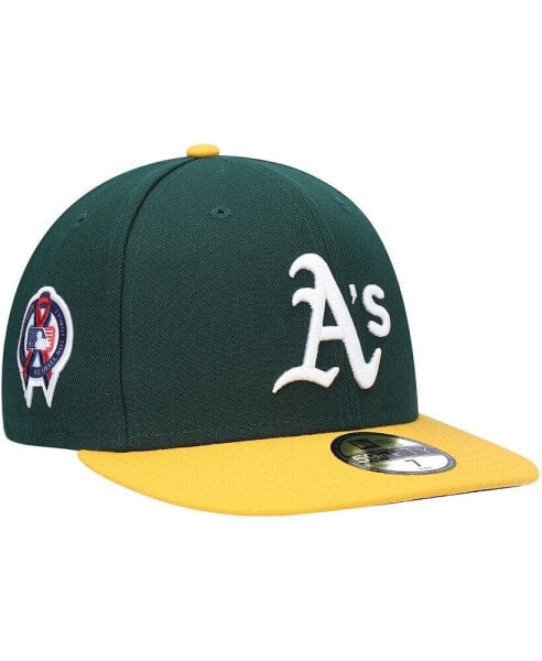 Men's Green Oakland Athletics 9/11 Memorial Side Patch 59Fifty Fitted Hat